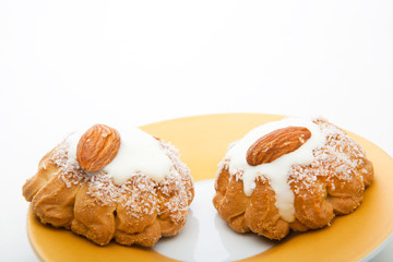Almond Cookies Studio quality White Background