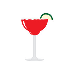 Isolated cocktail illustration