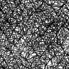 Monochrome black and white ink splash spot drip seamless pattern texture background vector