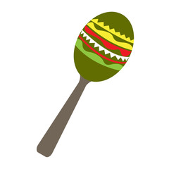 Isolated maraca icon