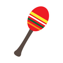 Isolated maraca icon