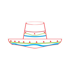 Mexican hat icon