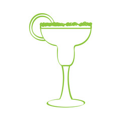 Isolated cocktail illustration