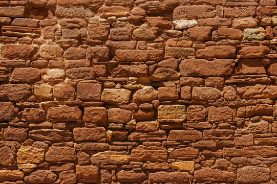 Backsteinmauer als Textur