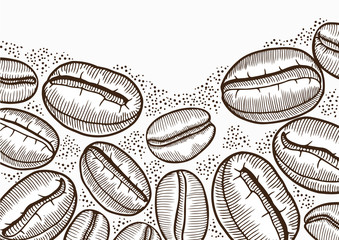 frame with coffee products