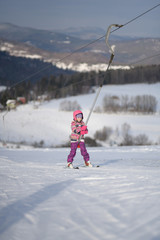 Fototapeta na wymiar ski ecole enfant