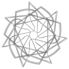 Holiday patterns of stars of snowflakes and flowers for gifts