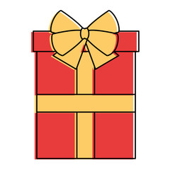 gift box present icon vector illustration design