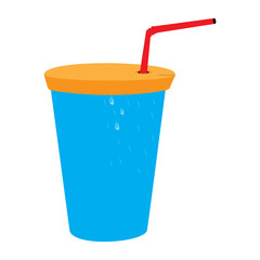 Soda plastic cup