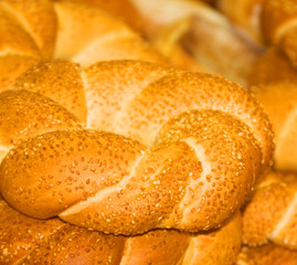 white bread close up