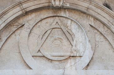 Masonic symbols in Venice