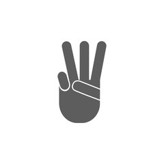 hand gesture icon. Element of hands icons. Premium quality graphic design icon. Signs, outline symbols collection icon for websites, web design, mobile app