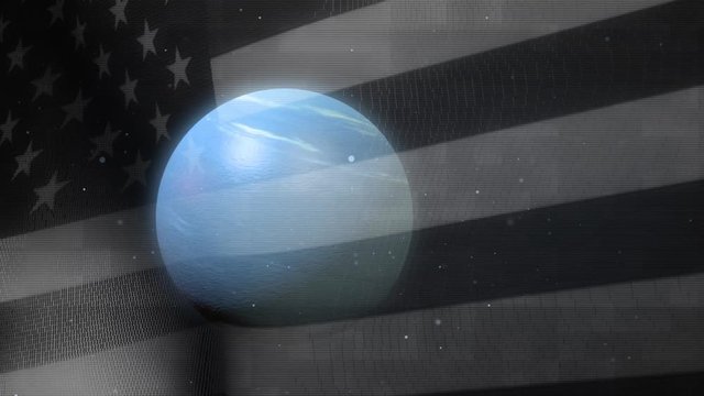 United States expedition to Neptune - Terraforming concept  - Image Courtesy of NASA