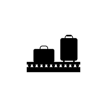 recommend clip art: luggage on a conveyor belt icon. Element of airport icons. Premium quality graphic design icon. Signs, outline symbols collection icon for websites, web design, mobile app