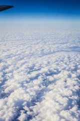 The sky above the clouds