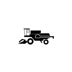combine harvester icon. Element of farming and garden icons. Premium quality graphic design icon. Signs, outline symbols collection icon for websites, web design, mobile app