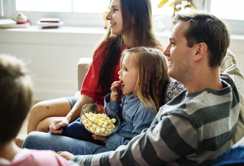 Family spending time together