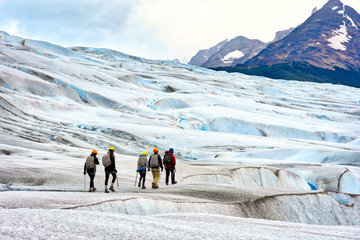 Patagonia Grey Glacier Ice Hiking 2017 - obrazy, fototapety, plakaty
