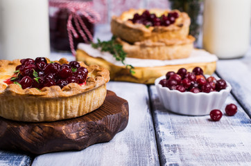 Traditional mini cheese cake