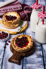 Traditional mini cheese cake