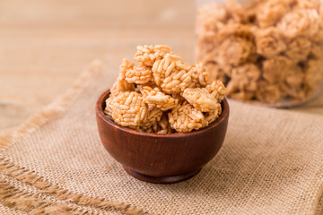 salted crispy rice
