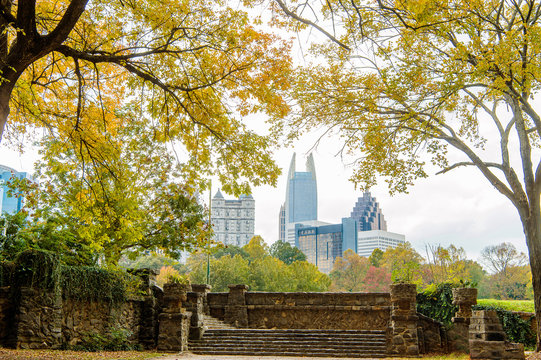 Atlanta Skyline Piedmont Park