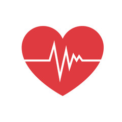 heart cardio isolated icon vector illustration design