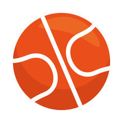 basketball balloon isolated icon vector illustration design