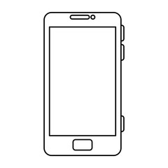 smartphone device isolated icon vector illustration design