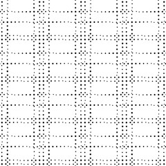 Circle seamless pattern. Geometric dots deco art seamless design