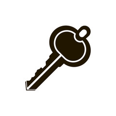 Keys icons , isolated. Closing and opening door. Sign and symbol . Locking and unlocking door vintage key pictogram, vector illustration.