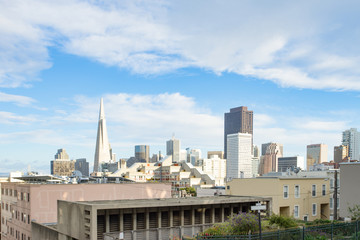 modern buildings in modern city