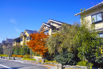 京都の新興住宅街
