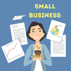 Small business illustration.
