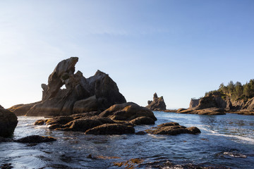 Shi Shi Beach, Neah Bay, Washington, North America.