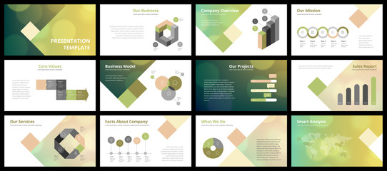 Business presentation templates