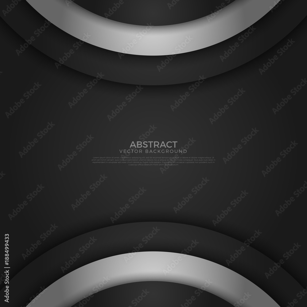 Poster abstract circle angle arrow overlap vector background on space for text and message artwork design