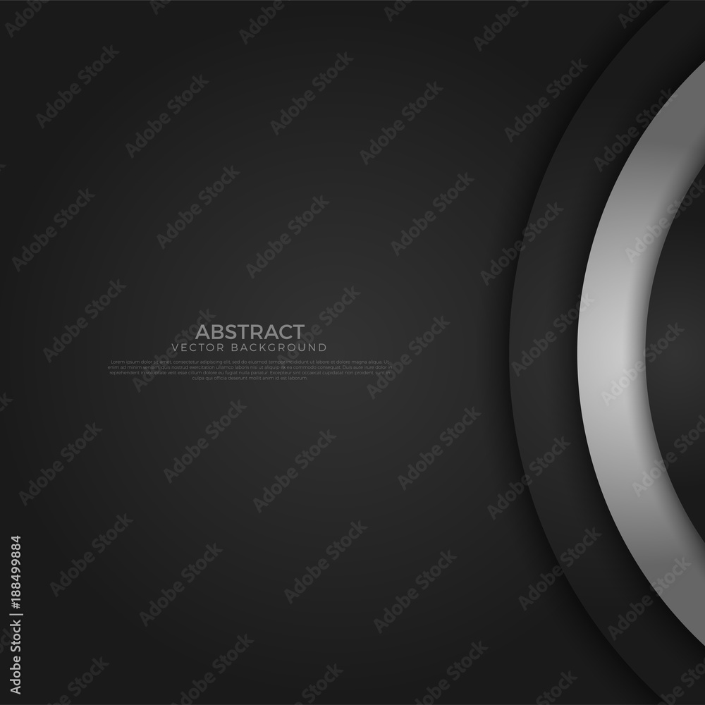 Poster abstract circle angle arrow overlap vector background on space for text and message artwork design