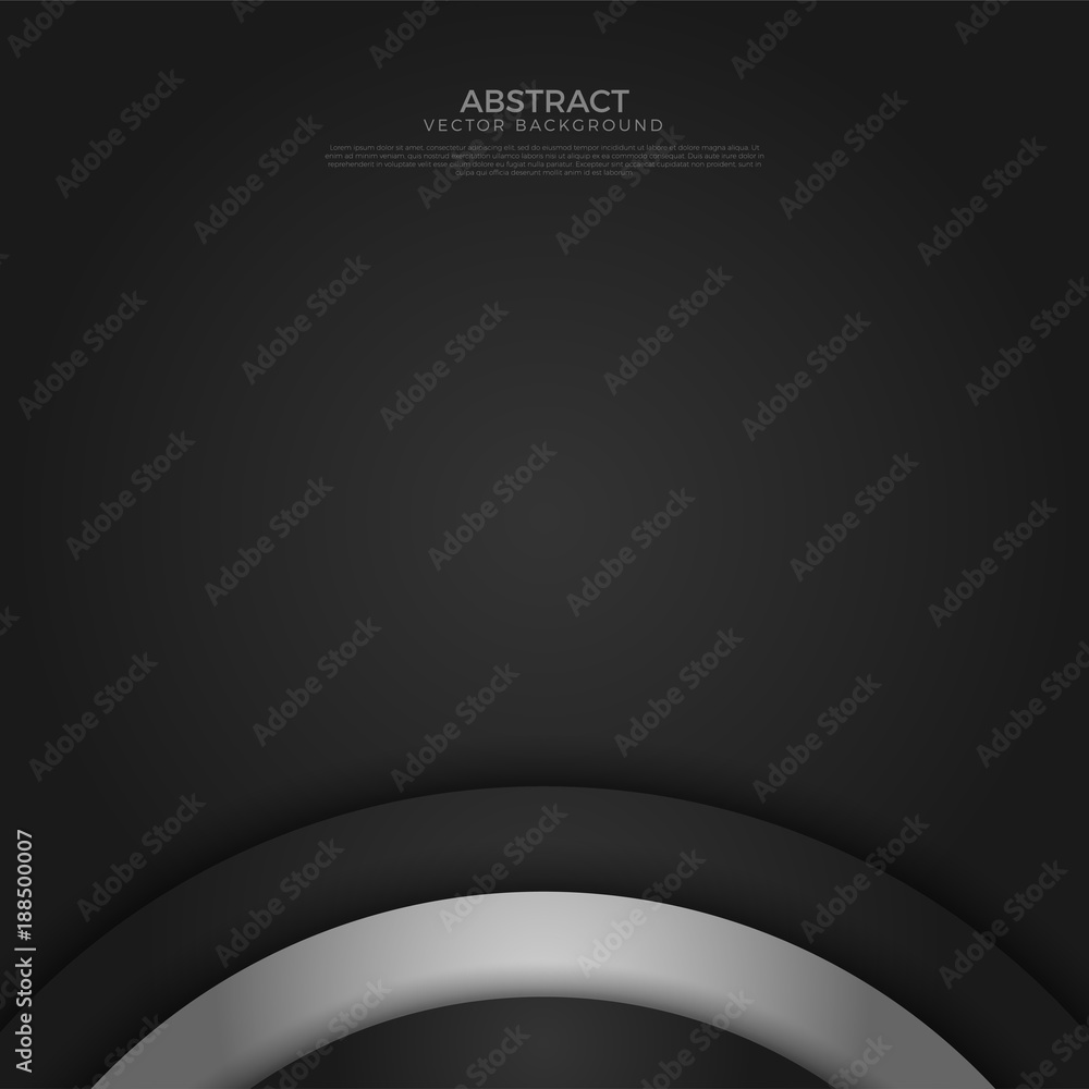 Poster abstract circle angle arrow overlap vector background on space for text and message artwork design