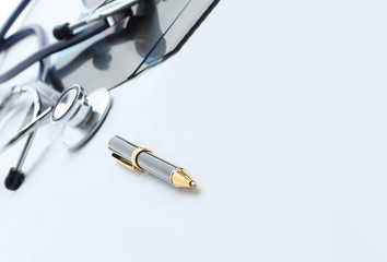 closeup. the workplace therapist .the concept of health