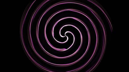 Abstract swirling light against black background.