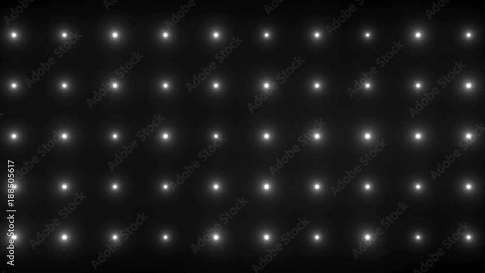 Poster bright floodlights turning on and off. seamless loop
