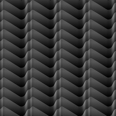 white shaded gradient lines wave geometrical pattern on black background. Available in high-resolution jpeg & editable eps, used for wallpaper, pattern, web, surface, textures, graphic & printing.