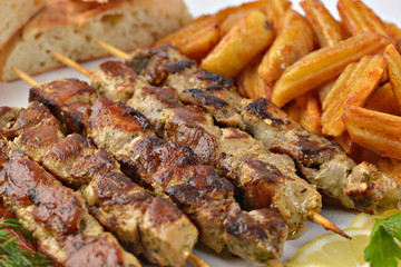 GREEK TRADITIONAL FAST FOOD MEAT MEAL