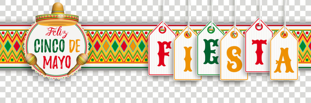Cinco De Mayo Ornament Headline Emblem Fiesta