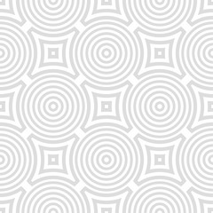 Geometric seamless pattern. Gray white ornamental design