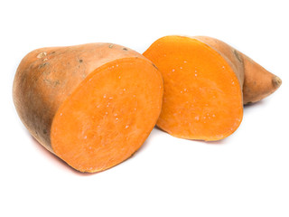 Süßkartoffel isoliert