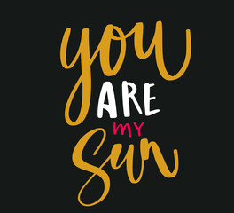 you are my sun