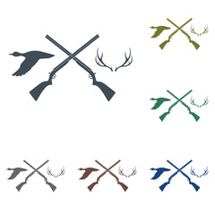 Hunting club logo icon