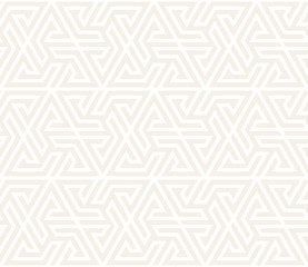 Vector seamless pattern. Modern stylish abstract texture. Repeating geometric tiling from striped elements